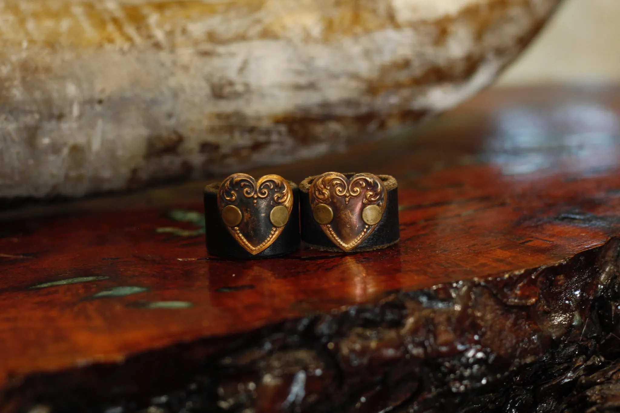 Vintage Leather Ring