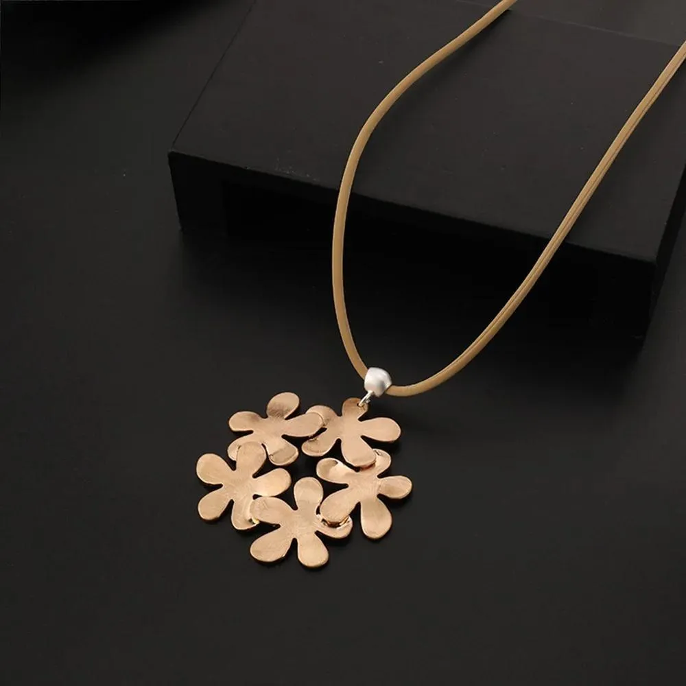 Vintage Long Collares Suspension Pendants Chains Necklace