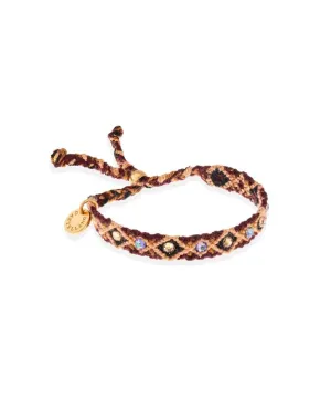 Wayuu Skinny Bracelet Brown