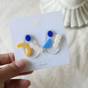 ﻿﻿Women Fashion Geometric Acrylic Earrings
