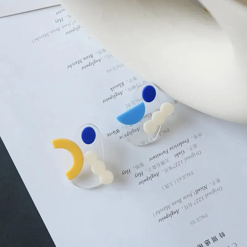 ﻿﻿Women Fashion Geometric Acrylic Earrings