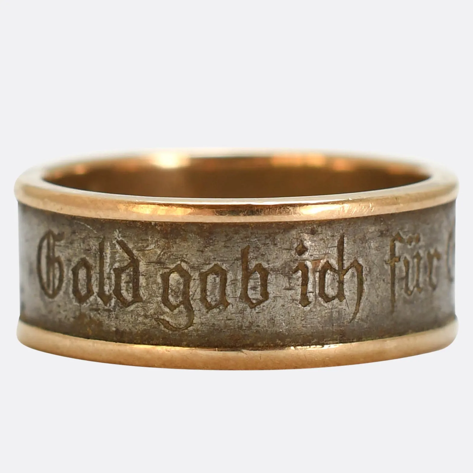 WW1 "I Gave Gold For Iron" Ring