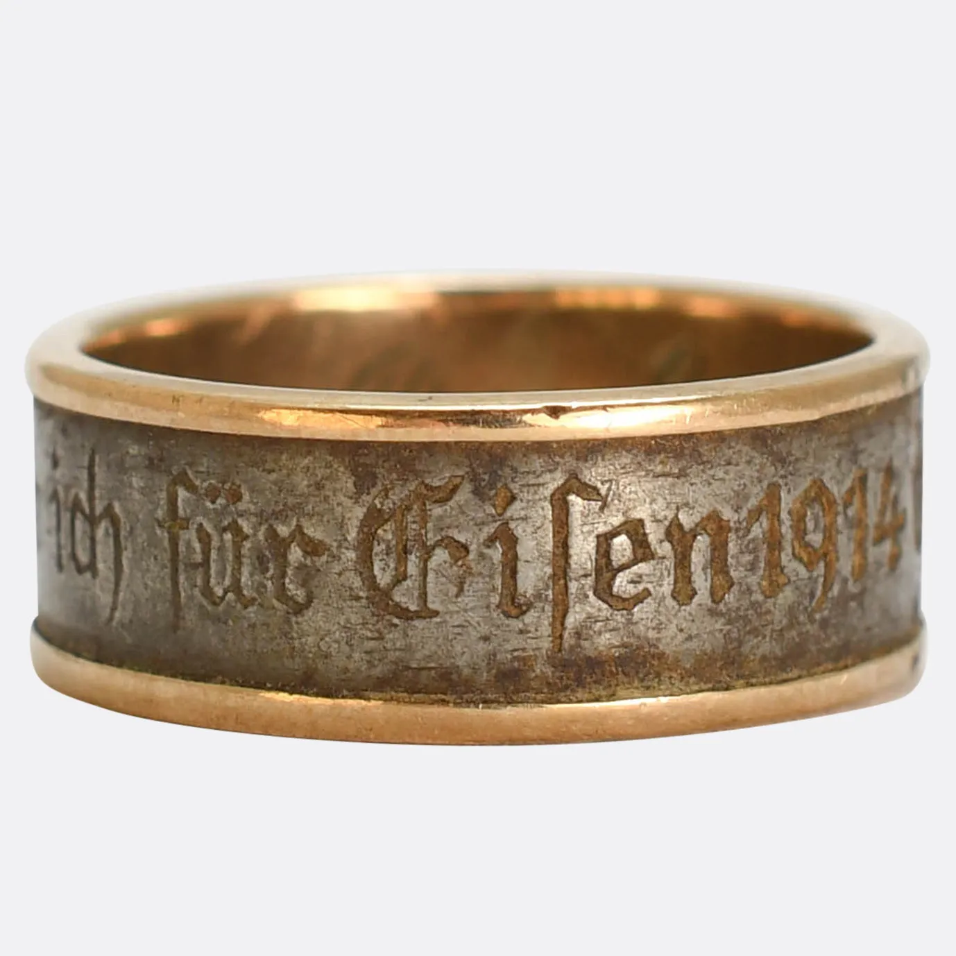 WW1 "I Gave Gold For Iron" Ring