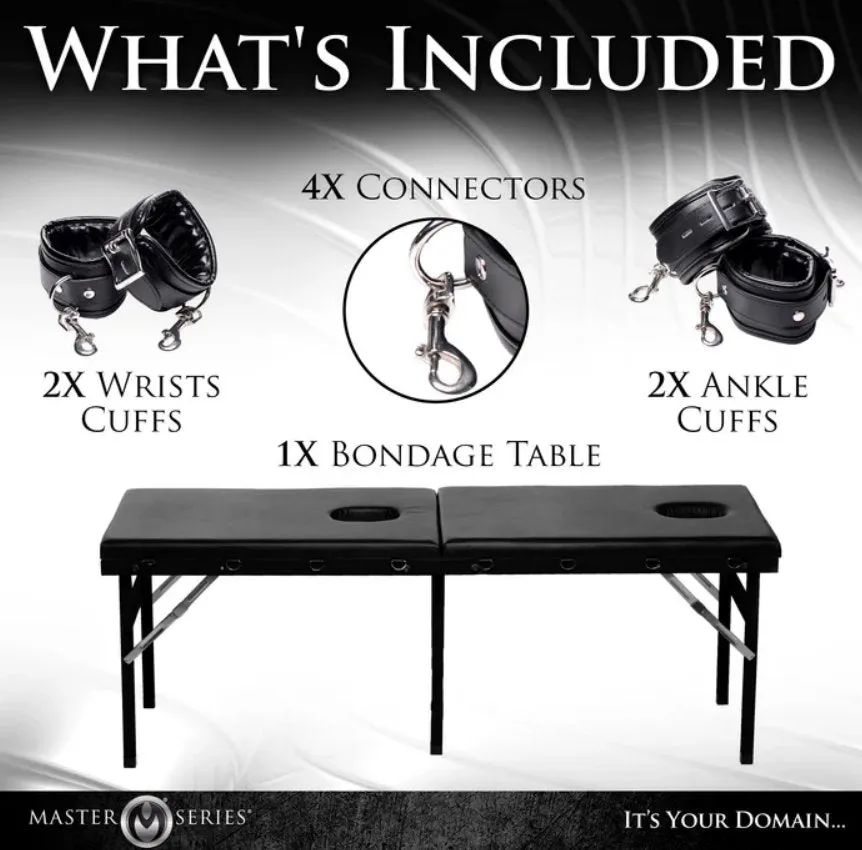 XR Brands Extreme Bondage Milking Table