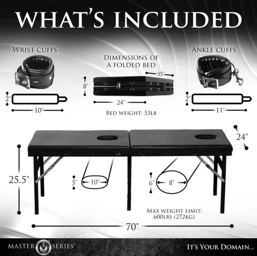 XR Brands Extreme Bondage Milking Table